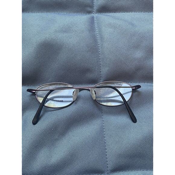 RARE NEW MARCOLIN 2033 EYEGLASS FRAME FULL-RIM CAT EYE TITANIUM RETRO PURPLE - Picture 4 of 8